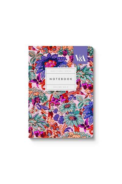 Ohh Deer دفتر ملاحظات V&A Design A6 مكون من 176 صفحة بغلاف ناعم فاخر وخطوط مخ...
