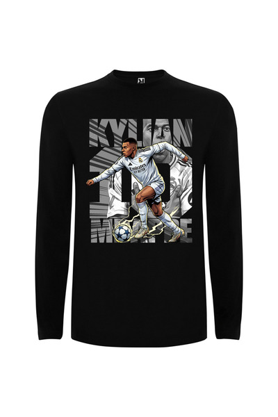 Ingift Tricou Unisex cu Maneca Lunga din Bumbac Print Fotbal Speed Star Kylia...