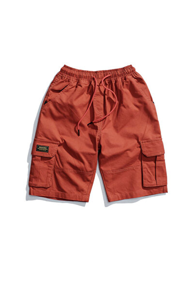 PriStyle Men's Three Quarter Shorts, Relaxed Style, with 6 Wide Pockets, Soli...