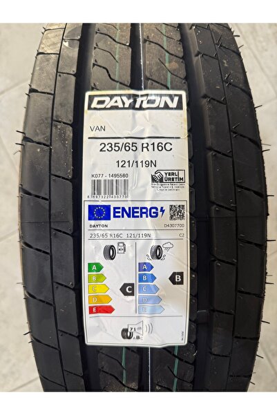 Dayton / 235/65R16C (VAN) 2026 YAZLIK (1 ADET FİYATIDIR. EN AZ 2 ADET VERİLME...