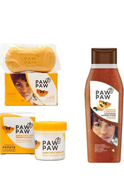 PawPaw Paw Paw Papaya & Vitamin E Body Purifying Set: Body Gel, Soap and Dark...