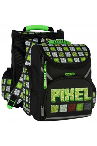 NO BRAND Rucsac Minecraft Pixel Games pentru școală și călătorii, pentru băieți