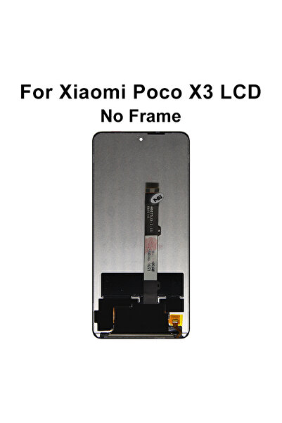 Choice Black NO Frame 6.67" IPS LCD For Poco X3 NFC Display X3 M2007J20CG Tou...
