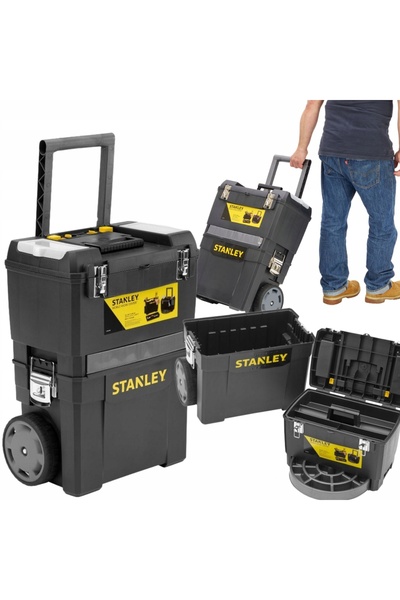 STANLEY SINCE 1913 Cutie de scule Stanley pe roți, modulară