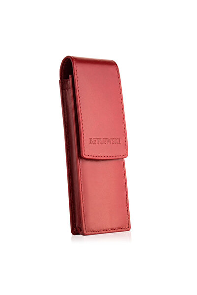 Betlewski Etui din piele pentru pixuri și creioane, marca Red Smooth