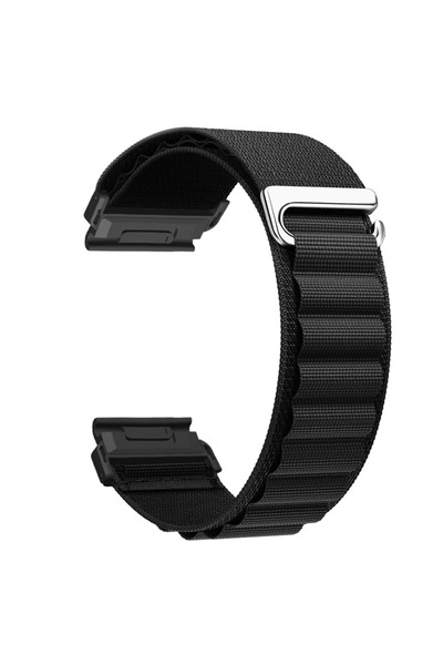 Choice1 22mm Black Nylon Quick Fit Strap for Fenix 8 51mm 7X 7Pro Fenix 6X 6 ...
