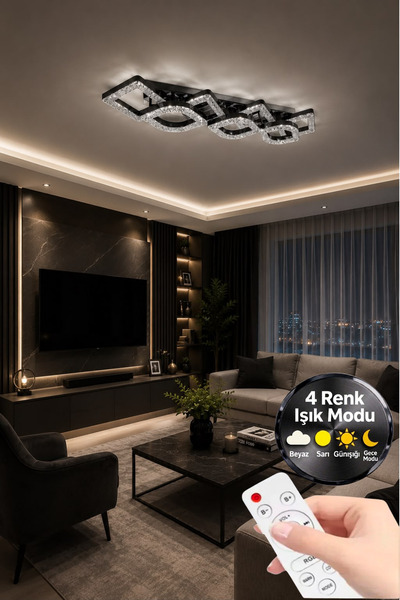 Lumia Lighting Lucia Model 7"li Siyah 3 Renk Modu Yemek Masası Oturma Çocuk Y...