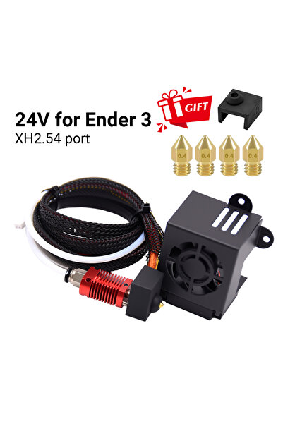 Choice 24V For Ender 3 Full Assembled Ender 3 Hotend Upgraded Kit with Nozzle...