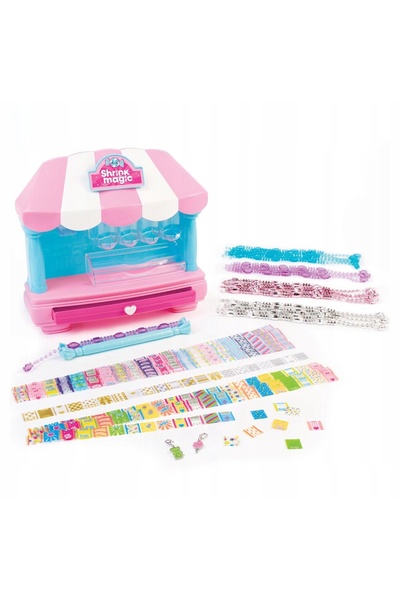Make It Real Kit creativ de confecționare brățări Shrink Magic Candy Shop - M...