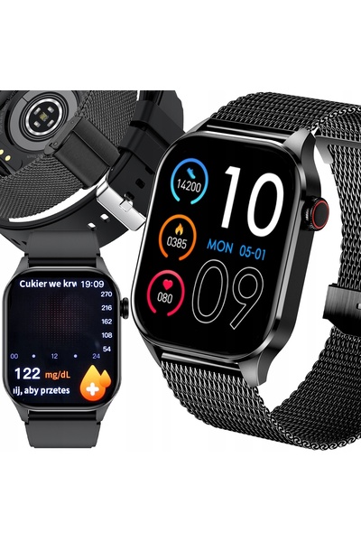 NO BRAND Smartwatch Jg Smart pentru seniori Js98 Roz