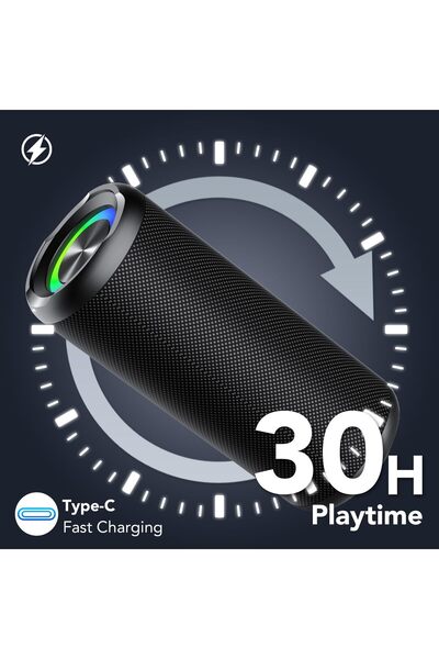 NO BRAND Boxă portabilă 20W Bluetooth 5.3 Ikg Rgb M9