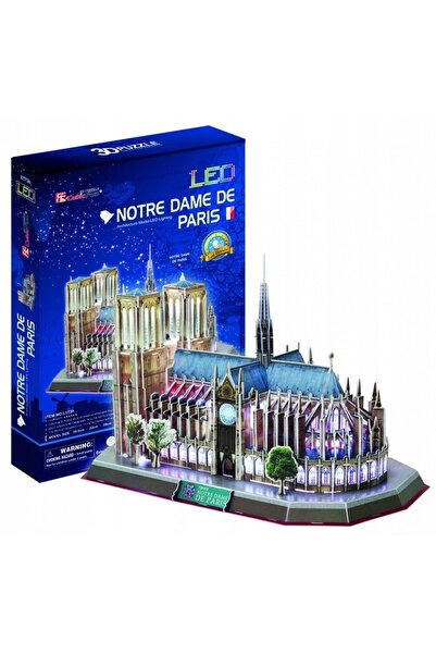 NO BRAND Puzzle 3D Burj Khalifa cu Lumină LED Cubicfun 20508