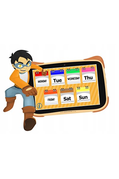 NO BRAND Tabletă Kiano Alpha Kid Kcea1001 8 " 3/32 GB Wi-Fi Portocaliu