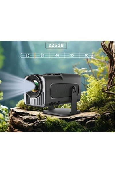 NO BRAND PROIECTOR ANDROID TV WIFI LED MINI PORTABIL SMART DIFFUZOR ROTATIV