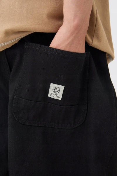 NO BRAND Blugi clasici lungi, drepți, negri, din bumbac, Boohooman 50