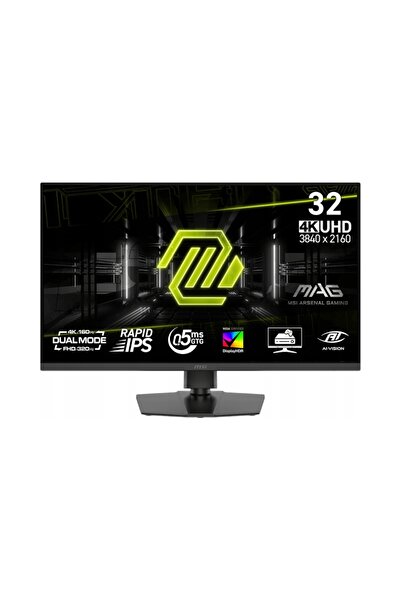 MSİLETİSİM Monitor Msi 31.5 " Rapid IPS 4K UHD 160Hz cu Hub USB, HDMI, DP, VE...