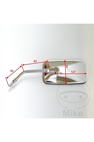 NO BRAND Oglindă motocicletă Jmp dreapta Yamaha Xv750, filet stânga