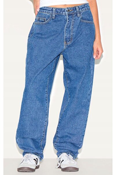 NO BRAND Pantaloni blugi lungi cu croială dreaptă Prettylittlething 34