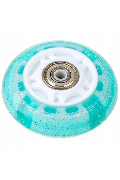 NO BRAND 8x Roți luminoase cu LED-uri pentru patine cu rotile RAVEN Isla Mint...