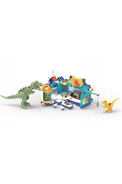 NO BRAND Blocuri Dinozauri Institutul de Cercetare Dragoni Figurină Mosasauru...