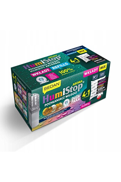 HUMISTOP Cartușe desicante originale 280g 10 unități MIX AROMA