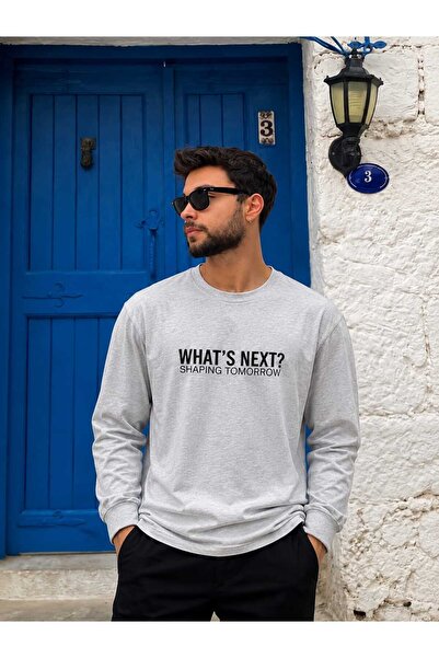 MCSPORT What's Next Baskılı Uzun Kollu T-shirt