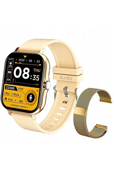 BLUEQUE Smartwatch Blueq D18 Auriu