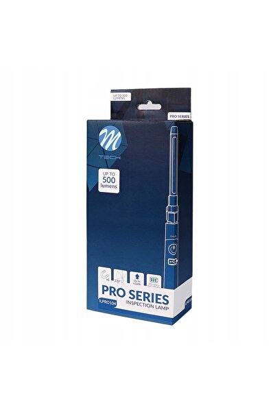 NO BRAND Lampă de inspecție pentru atelier 5W COB + 1 LED Pliabilă M-Tech Ilp...
