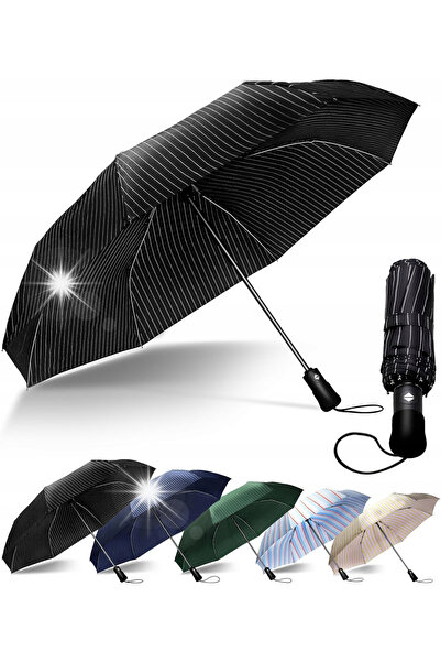 NO BRAND Umbrelă portabilă cu strat de teflon și deschidere automată