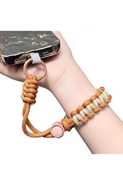 Generic Nylon Braided Rope Phone Wristlet, Fashion Phone Lanyard with Tether ...
