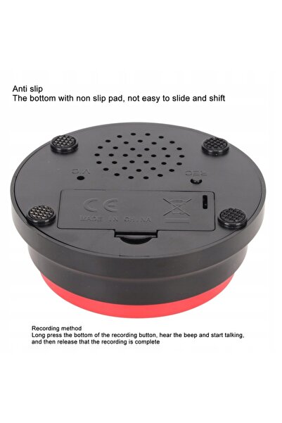 NO BRAND Buton de înregistrare vocală de 30 de secunde pentru comunicarea și ...