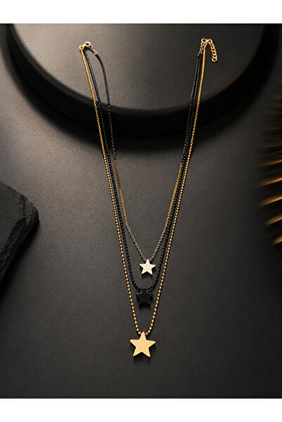 G Sport POLO Star Detailed Zircon Necklace