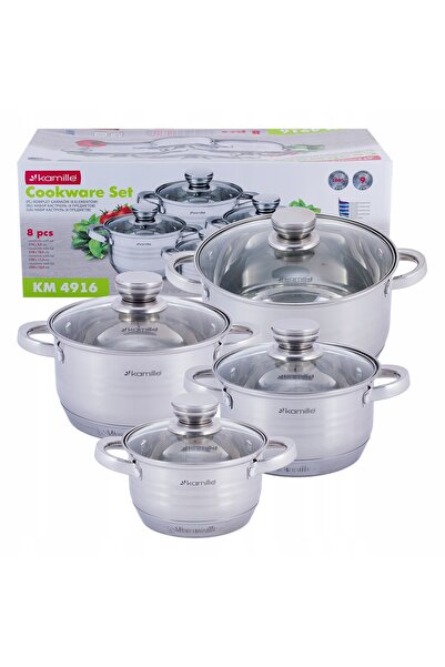 herbacin kamille Set de oale Kamille din oțel inoxidabil 8 El. 4916