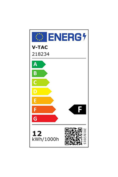 NO BRAND Lampă de perete de grădină V-Tac, gri, cu sursă LED integrată, 12 W