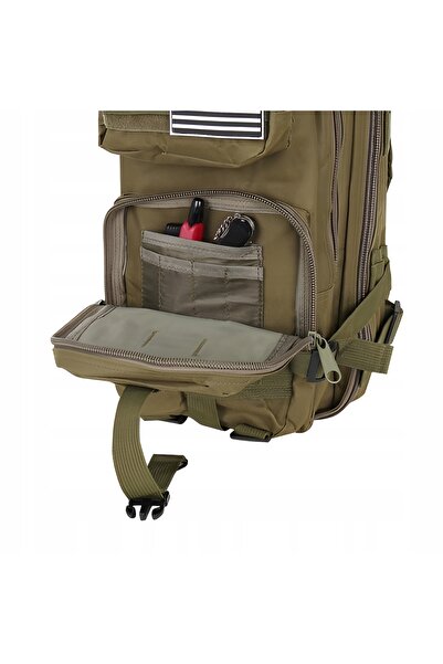 NO BRAND Rucsac Turistic Militar Sportiv De Trekking Tactic Kaki Bărbați
