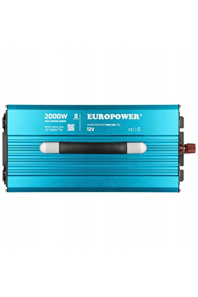 NO BRAND Convertor de tensiune Inv/12/2000/Ps/S/B Bluetooth Europower
