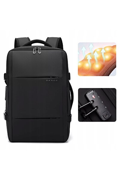 NO BRAND Rucsac turistic Bange mare, extensibil, pentru bagaje, 20-40 L, negru