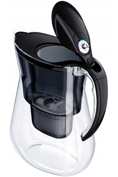 Aquaphor Cană filtrantă LAGO 3,8L neagră cu cartuș Maxfor+ - oficial