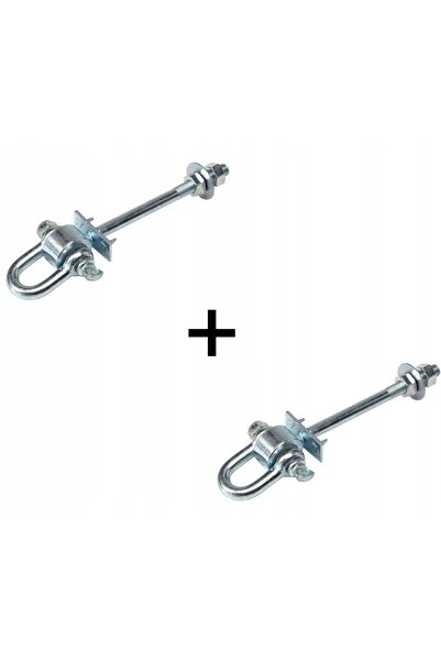 NO BRAND 2X Suport cu cârlig pentru montare pe balansoar Kbt D+140Mm