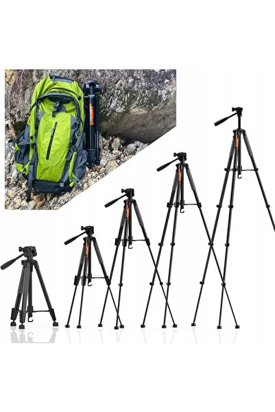 NO BRAND Trepied foto Kingjoy din aluminiu, rotativ, 185 cm, pentru Nikon Can...