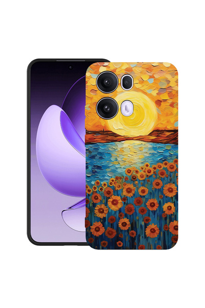 bestcase ®   Θήκη TPU Υπέρλεπτη Husa για OPPO A6 / A6x / A6s, Σχέδιο Ηλιοτρόπ...
