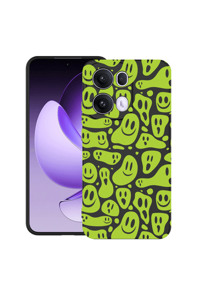 bestcase ®   Husă TPU Ultra Subțire pentru OPPO A6 / A6x / A6s, Green Acid Sm...