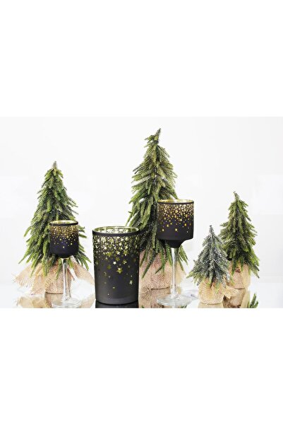 NO BRAND Lumânare parfumată Decodomi în sticlă albastră, aromă Earl Grey, 10 cm