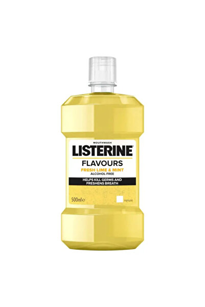 Listerine ليسترين غسول الفم بالليمون والنعناع المنعش - 500 مل