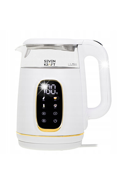 NO BRAND Fierbător electric cu control al temperaturii, fără fir, 1.7L, 2200W...
