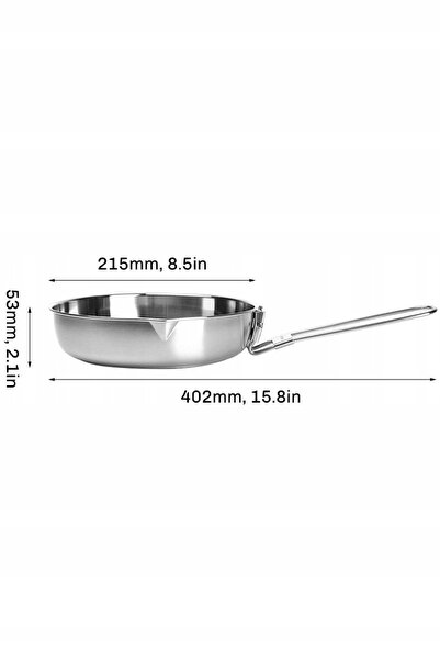 NO BRAND Tigaie de camping Fire-Maple Antarcti 8''