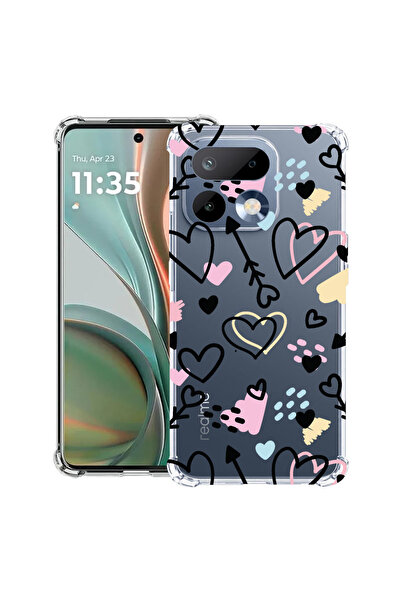 bestcase ®   Αντικραδασμική Θήκη Husa για Realme 16 Pro 5G, Σύμβολα Αγάπης, 3...