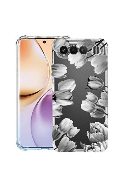 bestcase ®   Husă Antișoc pentru Realme 16, Florală - Lalea Neagră, 3156793 A...