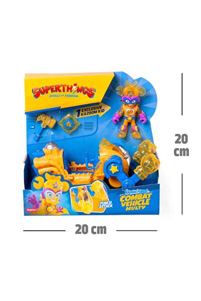 NO BRAND Set Vehicul de Luptă Multifuncțional Kazoom cu Figurină și Accesorii