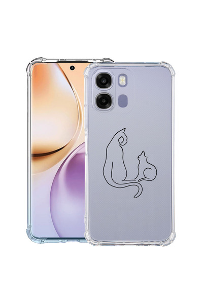 bestcase ®   Husă Antișoc pentru OPPO A6 / A6X / A6S, Pisică Abstractă, 31567...
